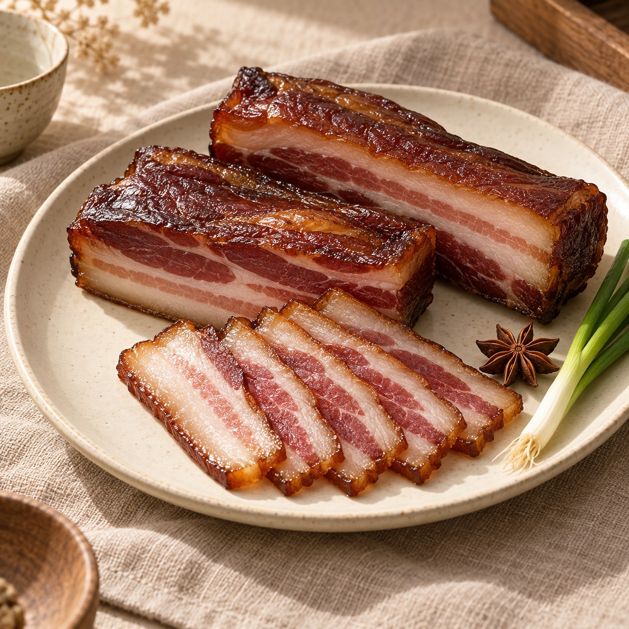 中式臘肉與臘味 — 示意照片