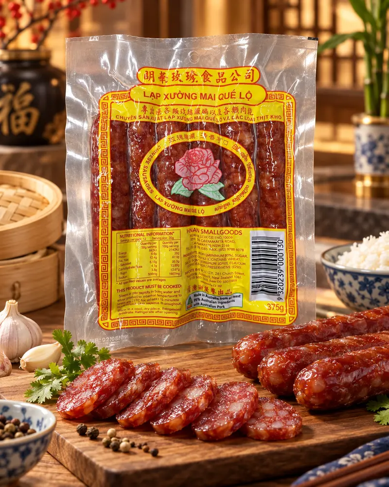 Premium Pork Sausage 375 g — illustrative photograph